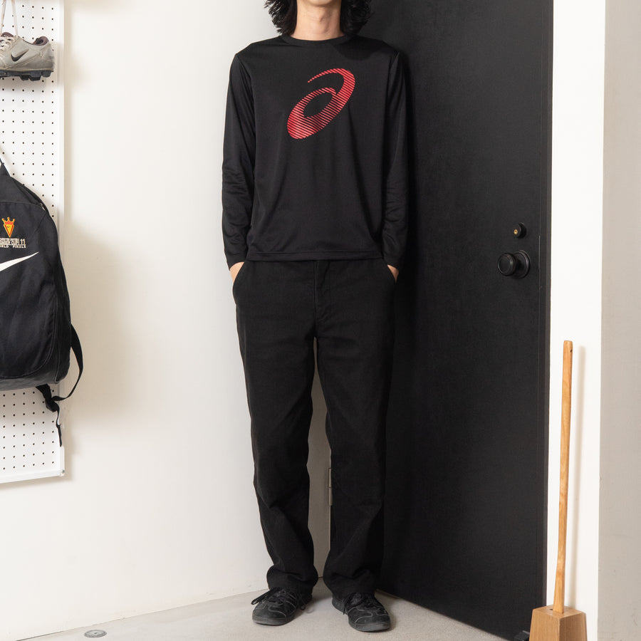 asics D1 Polyester L/S Tee