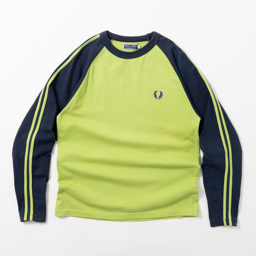 80's Fred Perry Side Line Raglan L/S Tee