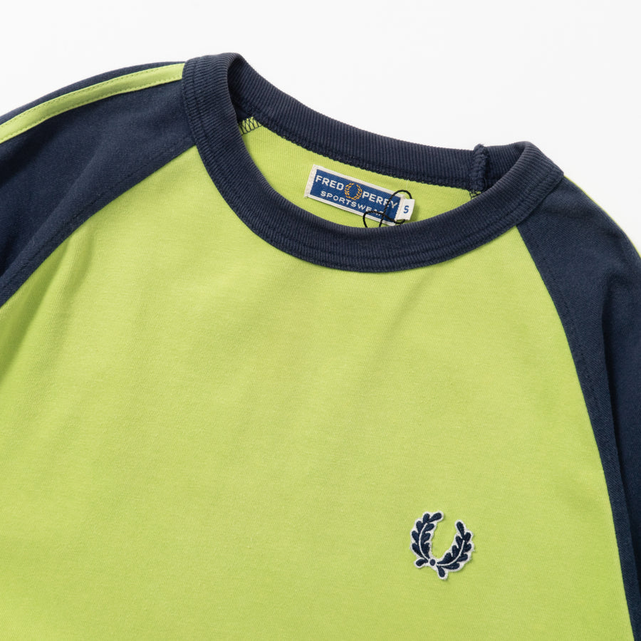 80's Fred Perry Side Line Raglan L/S Tee