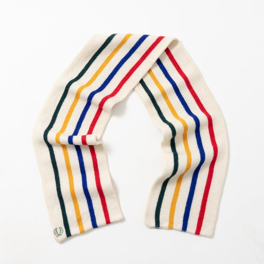 Fred Perry Multi-Colour Striped Scarf