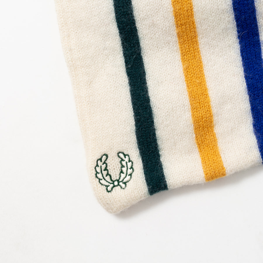 Fred Perry Multi-Colour Striped Scarf