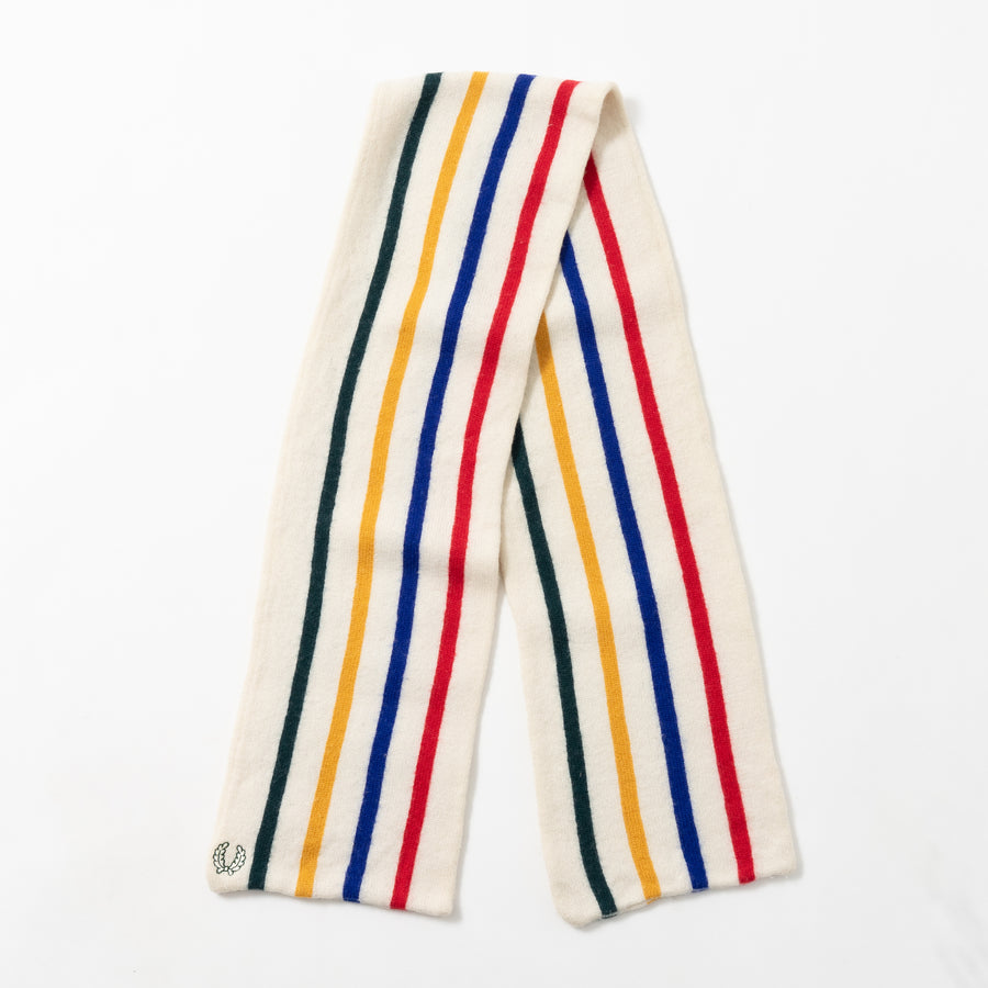 Fred Perry Multi-Colour Striped Scarf