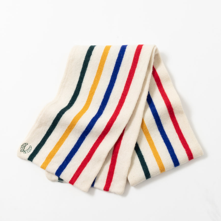 Fred Perry Multi-Colour Striped Scarf