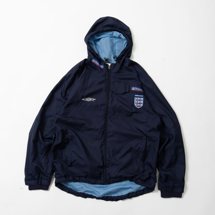 00's England Hooded Training Jacket
