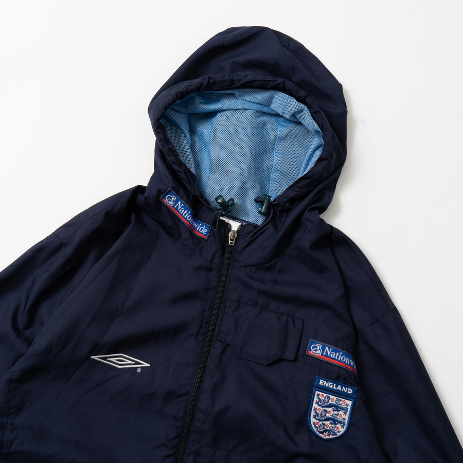 00's England Hooded Training Jacket