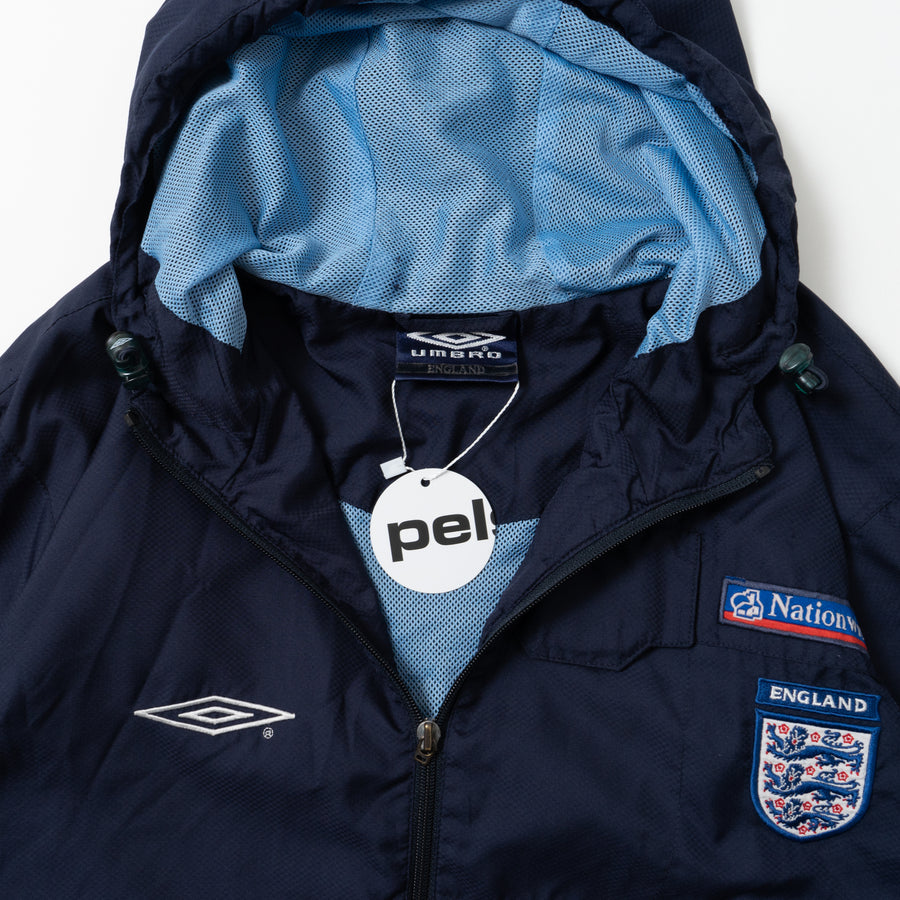 00's England Hooded Training Jacket