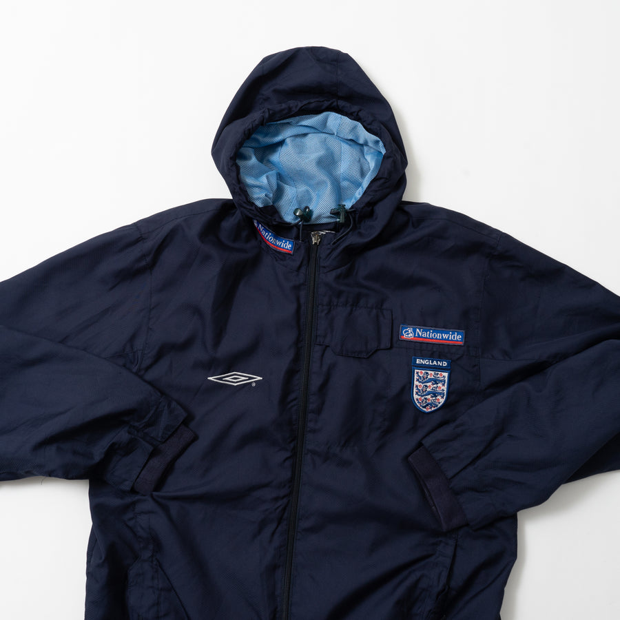 00's England Hooded Training Jacket