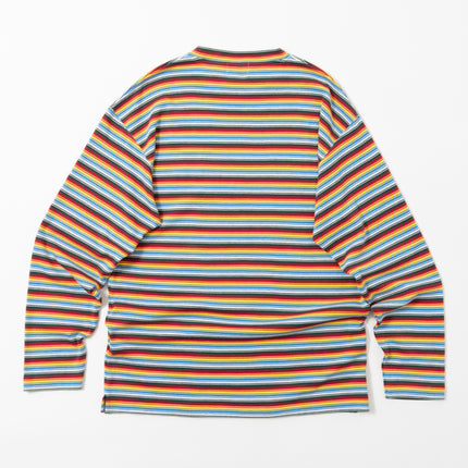 90's FILA Multi Striped L/S Tee