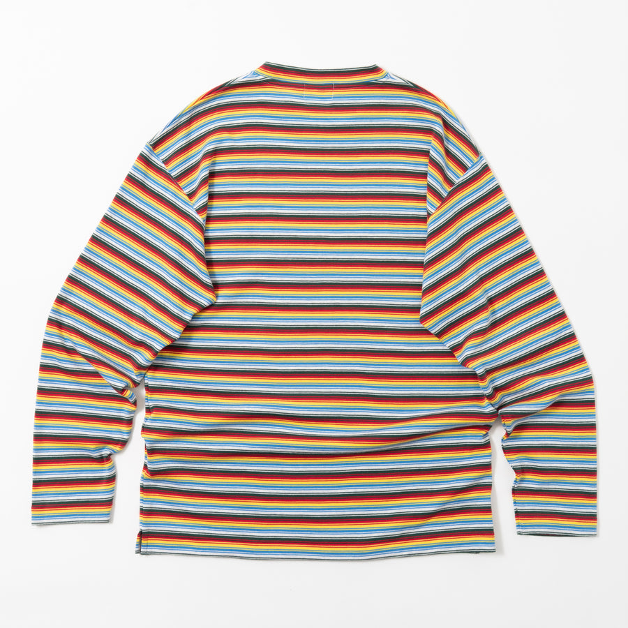 90'S FILA MULTI STRIPED L/S TEE