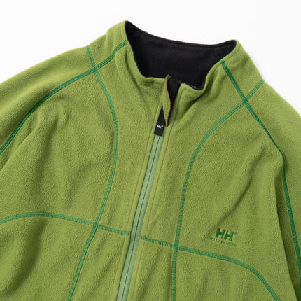 90's Helly Hansen Zip-Up Inside-Out Stitch Fleece Jacket