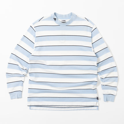 00's adidas Golf Striped Mock Neck L/S Tee