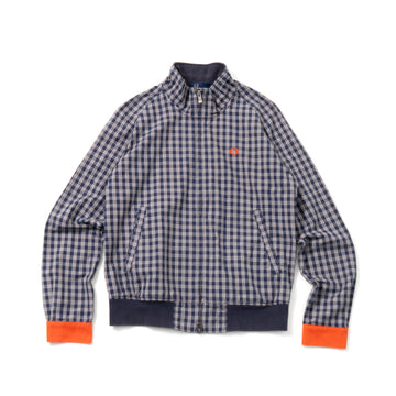 Fred Perry Check Full-Zip Cotton Jacket