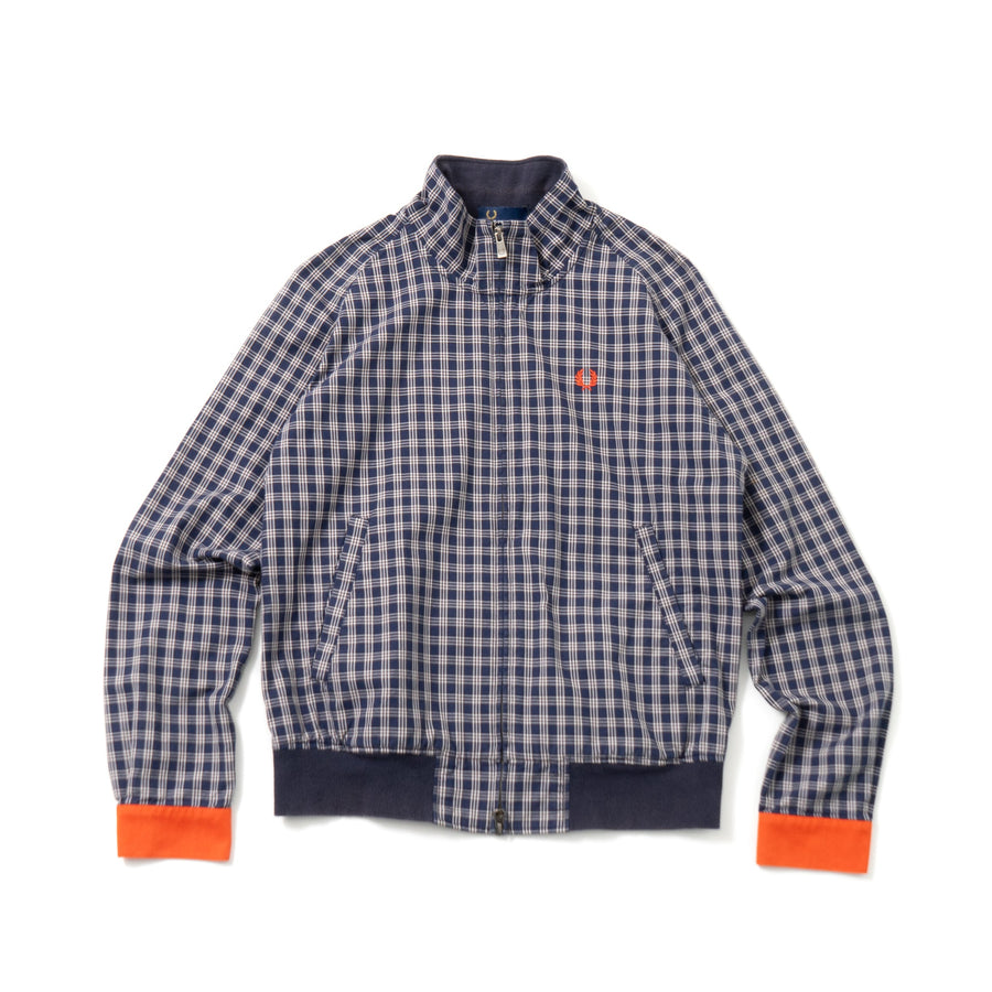 Fred Perry Check Full-Zip Cotton Jacket