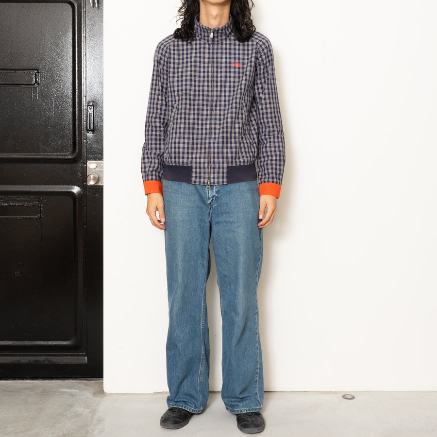 Fred Perry Check Full-Zip Cotton Jacket