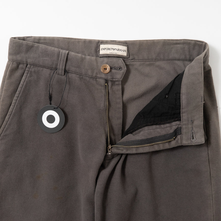 90's Emporio Armani Straight Cotton Pants