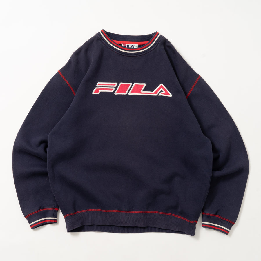 90's FILA Embroidery Logo Sweatshirt