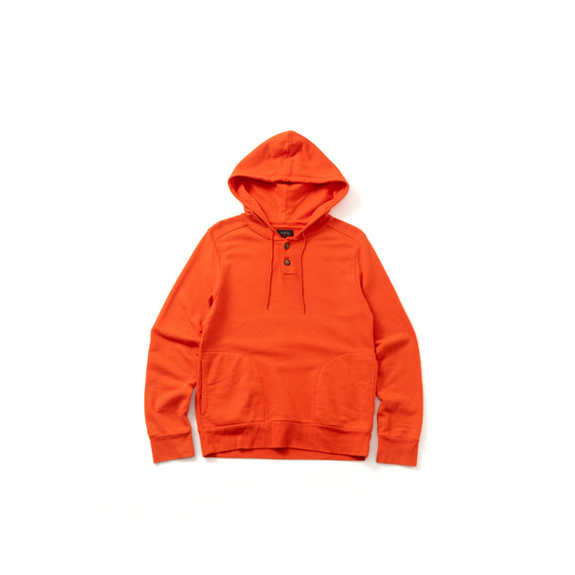 90's A.P.C Henry-Neck Hoodie