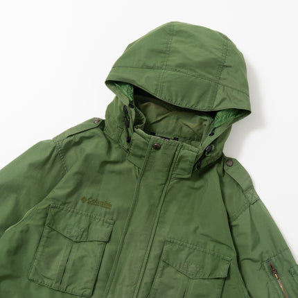 00's Columbia Hooded Military Jacket
