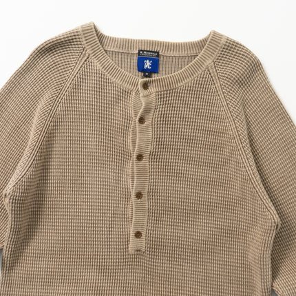 00's R.NEWBOLD Henry-Neck Cotton Sweater