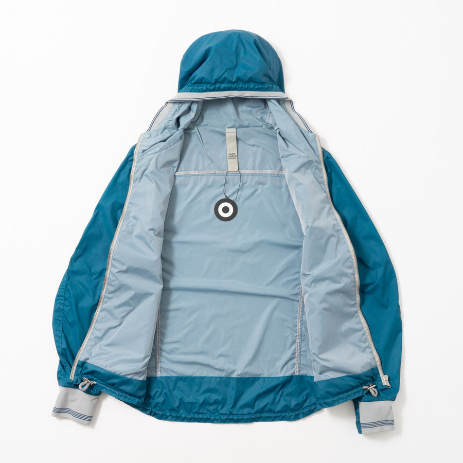GIAN CARLO ROSSI ZIP-UP HOODED JACKET
