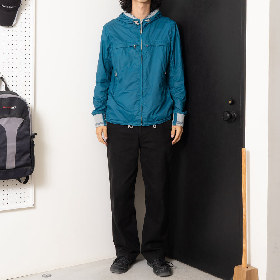 GIAN CARLO ROSSI ZIP-UP HOODED JACKET