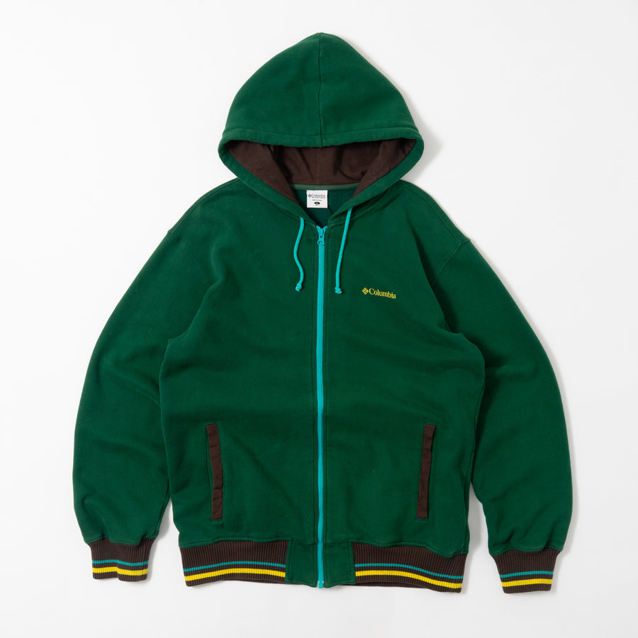Columbia Multi Color Zip-Up Hoodie