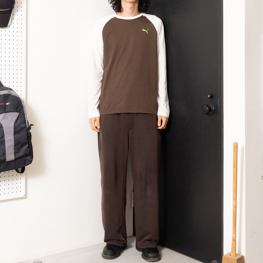 00'S PUMA RAGLAN POLYESTER L/S TEE