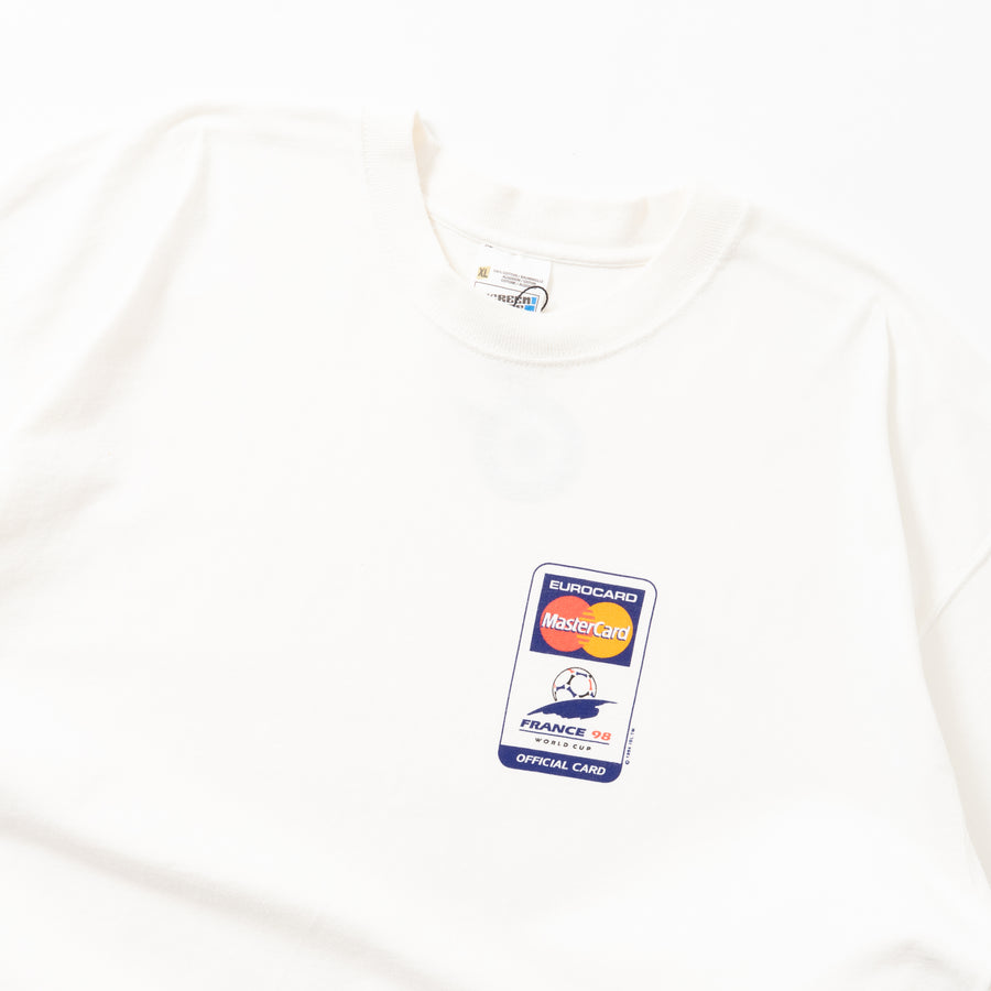90'S FRANCE 98 WORLD CUP MASTERCARD S/S TEE