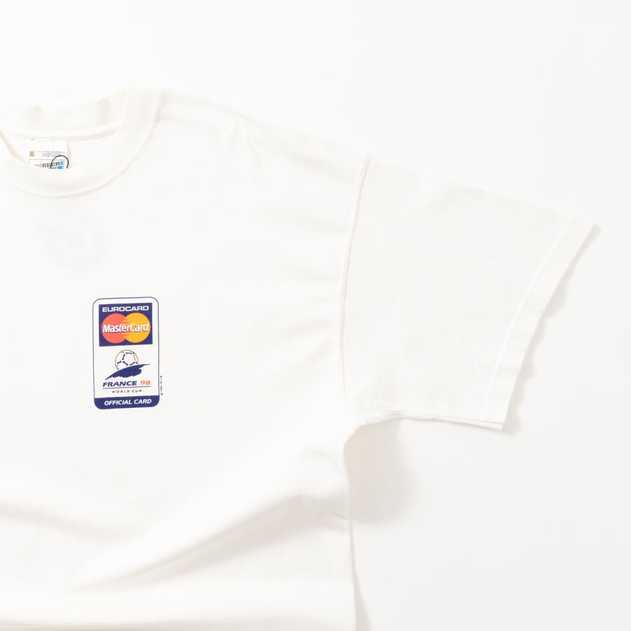 90'S FRANCE 98 WORLD CUP MASTERCARD S/S TEE