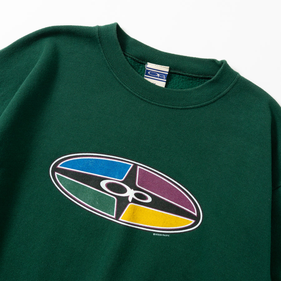 90'S OCEAN PACIFIC CERCLE GRAPHIC SWEATSHIRT