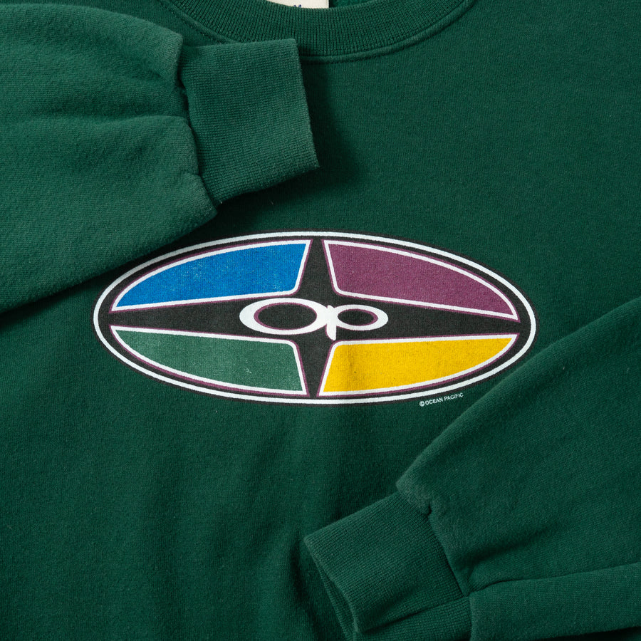 90'S OCEAN PACIFIC CERCLE GRAPHIC SWEATSHIRT