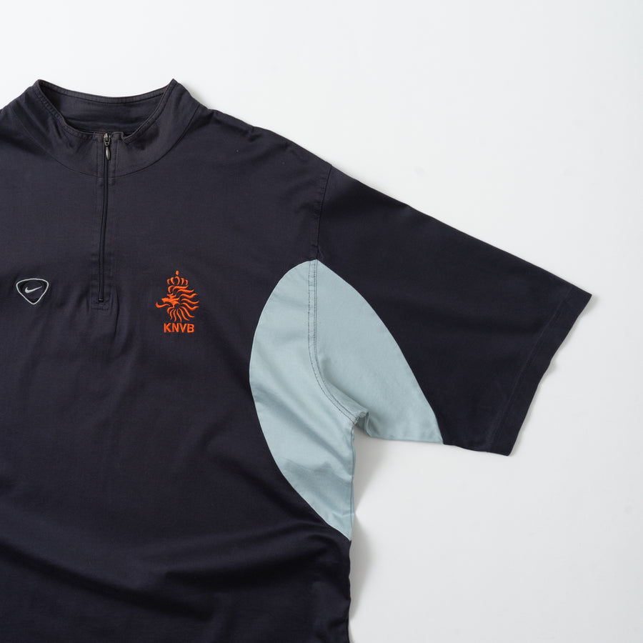 90's Netherlands Half Zip S/S Tee