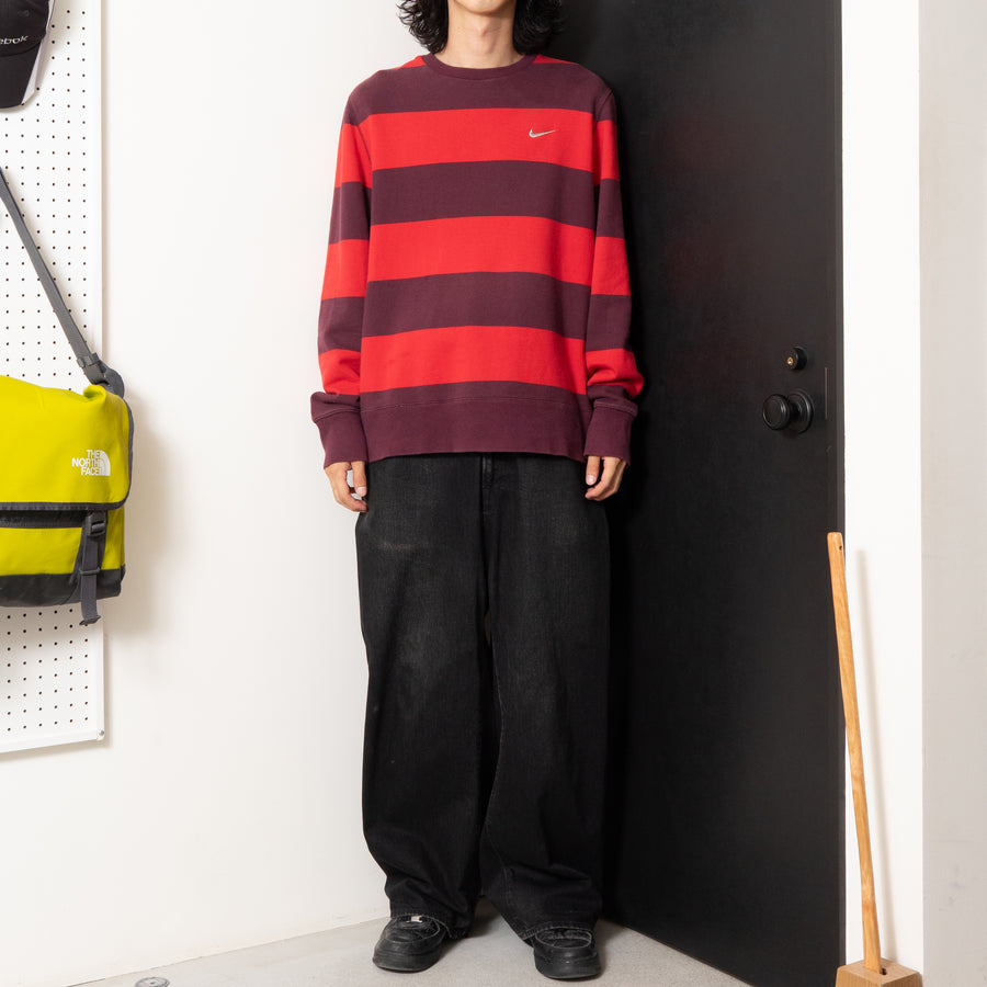 NIKE THE ATHLETIC DEPT STRIPED SWEATSHIRT