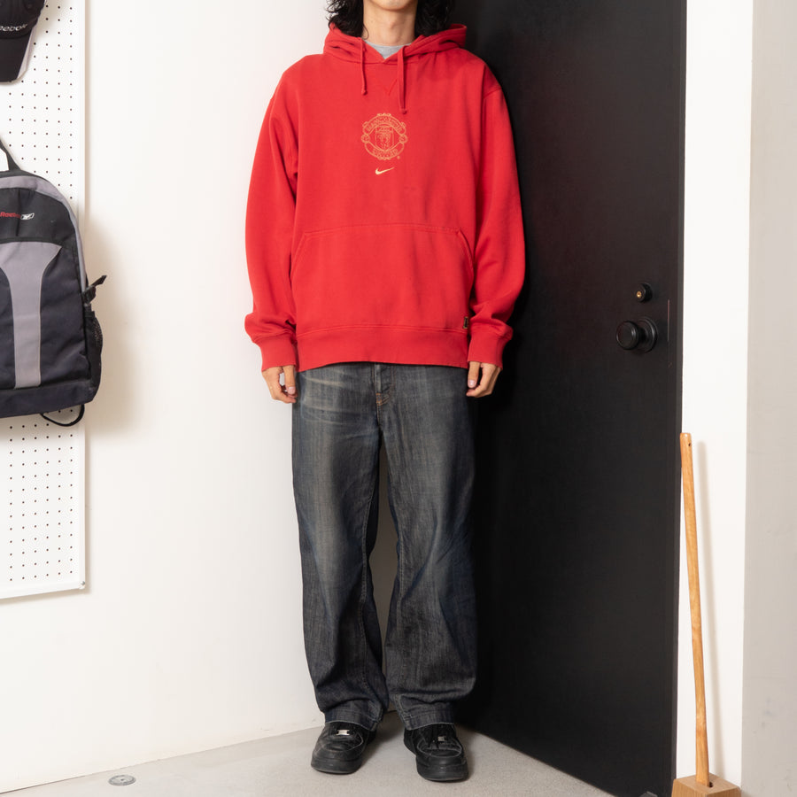 00'S MANCHESTER UNITED PULLOVER HOODIE