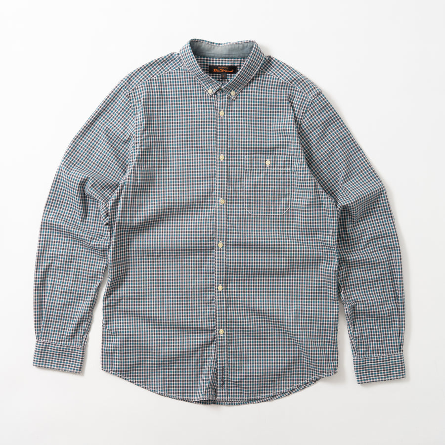 BEN SHARMAN ELBOW PATCH L/S SHIRT