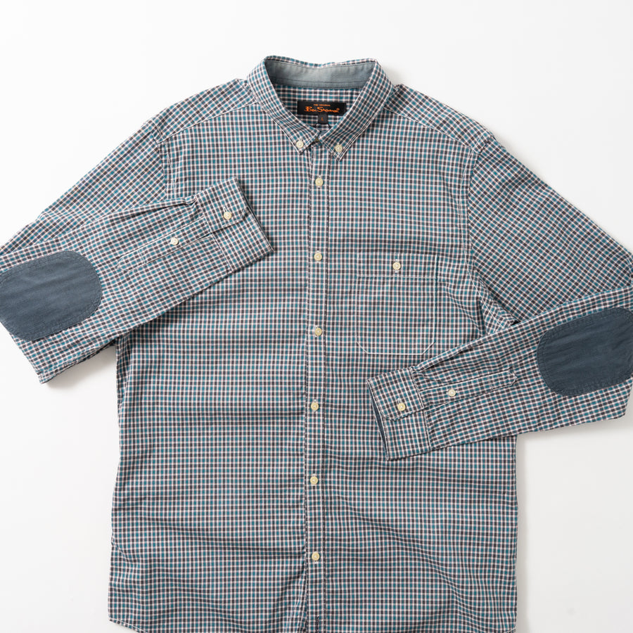 BEN SHARMAN ELBOW PATCH L/S SHIRT