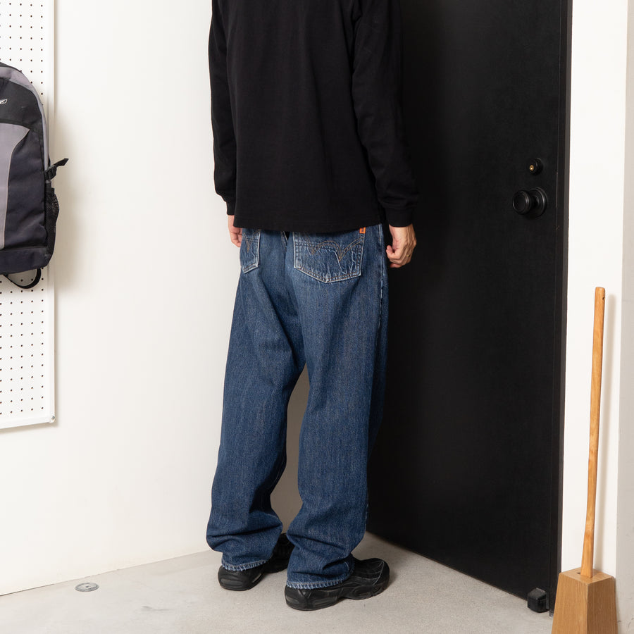 EDWIN 505 WIDE TAPERED JEANS