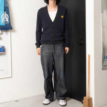 Lyle & Scott Elbow Patch Wool Knit Sweater