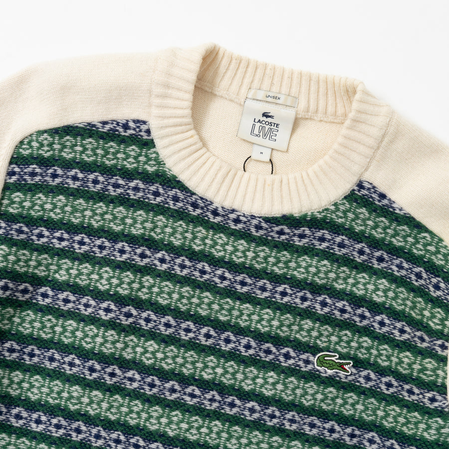 Lacoste L!VE Nordic Pattern Knit Sweater