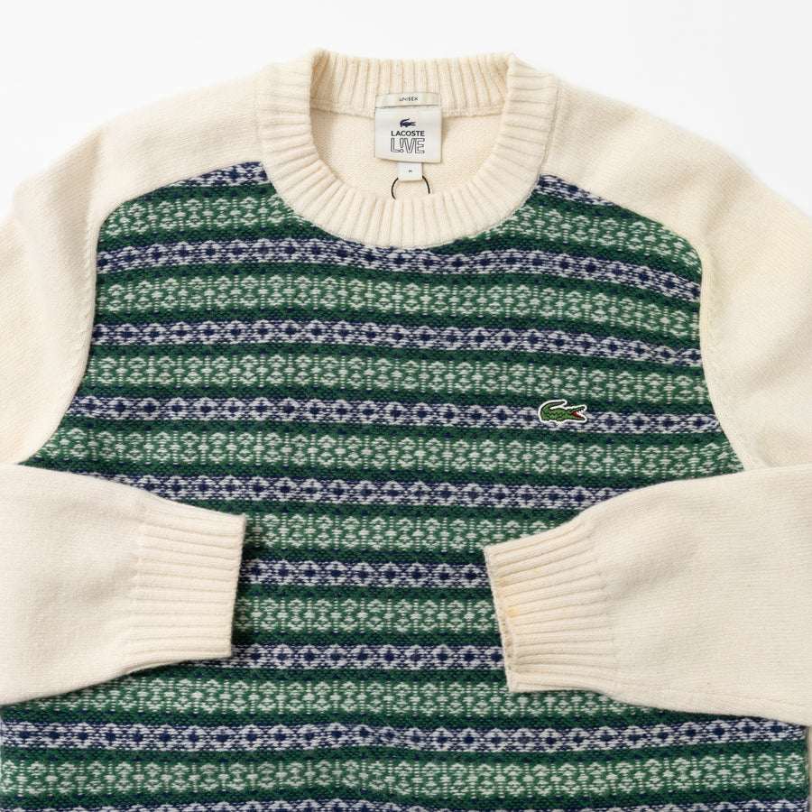 Lacoste L!VE Nordic Pattern Knit Sweater