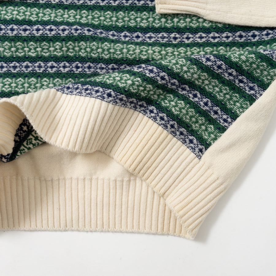 Lacoste L!VE Nordic Pattern Knit Sweater