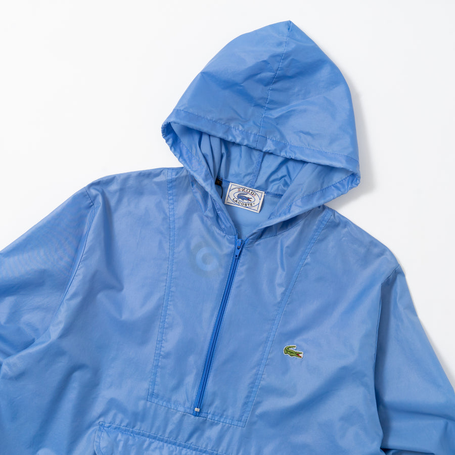 80's Izod Lacoste Half-Zip Nylon Anorak Parka