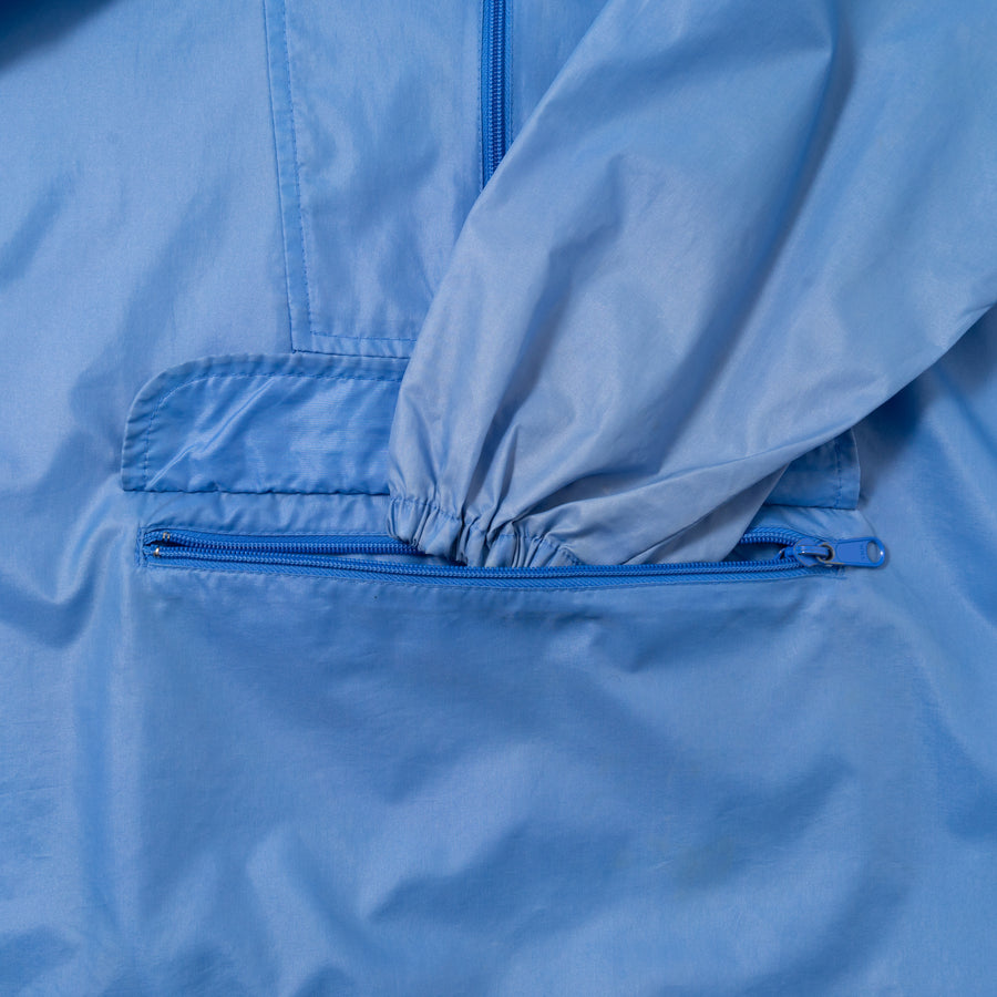 80's Izod Lacoste Half-Zip Nylon Anorak Parka