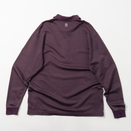 00's NIKE Golf Multi Pattern L/S Polo Shirt