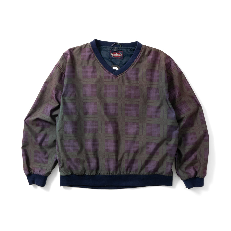 90'S KING LOUIE CHECK PULLOVER PISTE