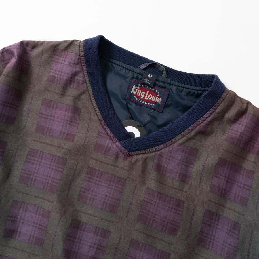 90'S KING LOUIE CHECK PULLOVER PISTE