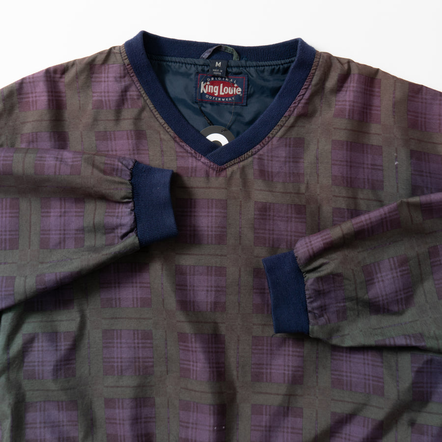 90'S KING LOUIE CHECK PULLOVER PISTE